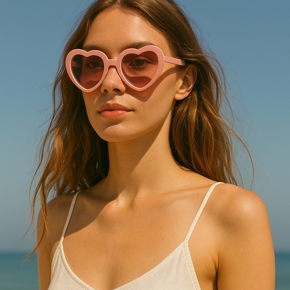 Lele Sadoughi Accessories - Lele Sadoughi Sweetheart Sunglasses – Blush Pink – NWOT